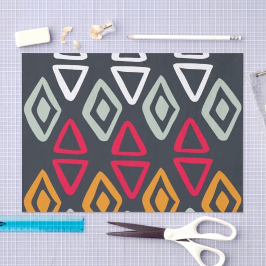 Etnische afdrukopslagpapier tissuepapier (Craft)