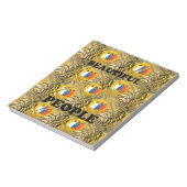 Etnische Afrikaanse Art Design Print: Mooie mensen Notitieblok (Linkerzijde)