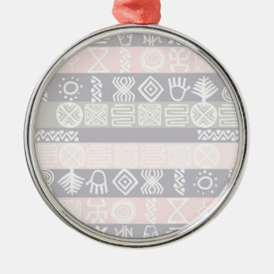 Etnische Afrikaanse Boho Design Metalen Ornament