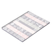 Etnische Afrikaanse Boho Design Notitieboek (Linkerzijde)