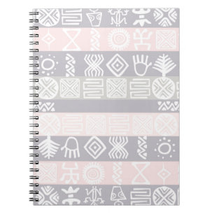 Etnische Afrikaanse Boho Design Notitieboek
