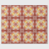 Etnische Afrikaanse geometrie Cadeaupapier (Vlak)