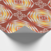 Etnische Afrikaanse geometrie Cadeaupapier (Hoek)