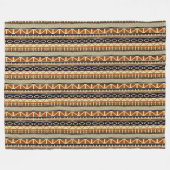 etnische Afrikaanse geometrie Fleece Deken (Voorkant (Horizontaal))