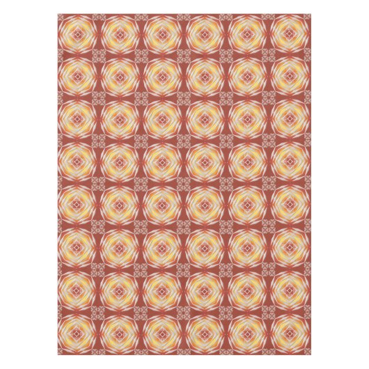 Etnische Afrikaanse geometrie Tafelkleed (Voorkant)