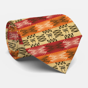 Etnische afrikaanse geometrische patronen. stropdas