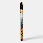 Etnische Afrikaanse iPhone Case voor 16 Plus iPhon (Achterkant / Links)