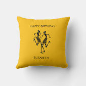 Etnische, Afrikaanse kunst, carnavalsdans Kussen (Achterkant)