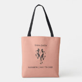 Etnische, Afrikaanse kunst, Geweldige carnavalsdan Tote Bag (Achterkant)