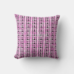 Etnische, Afrikaanse kunst Geweldige patroon roze Kussen
