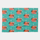 Etnische Afrikaanse kunst uit de middeneeuwse eeuw Theedoek (Horizontaal)