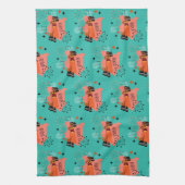 Etnische Afrikaanse kunst uit de middeneeuwse eeuw Theedoek (Verticaal)