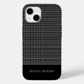 Etnische Afrikaanse kunst, zwart-wit patroon Case-Mate iPhone Case (Achterkant)