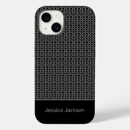 Etnische Afrikaanse kunst, zwart-wit patroon Case-Mate iPhone 14 Hoesje