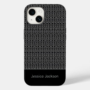 Etnische Afrikaanse kunst, zwart-wit patroon Case-Mate iPhone 14 Hoesje