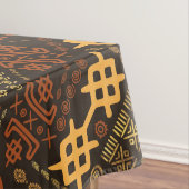 Etnische Afrikaanse patronen - browsen en golds #5 Tafelkleed (Voorbeeld)