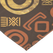 Etnische Afrikaanse patronen - browsen en golds #6 Tafelkleed (Gekanteld)