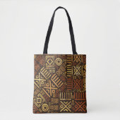 Etnische Afrikaanse patronen - browsen en golds #6 Tote Bag (Voorkant)