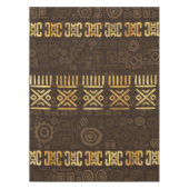 Etnische Afrikaanse patronen - browsers en golds # Tafelkleed (Voorkant)