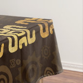 Etnische Afrikaanse patronen - browsers en golds # Tafelkleed (Voorbeeld)