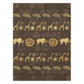 Etnische Afrikaanse patronen - browsers en golds # Tafelkleed (Voorkant)