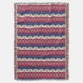 Etnische Afrikaanse patronen met Adinkra simbols Deken (Voorkant Verticaal)