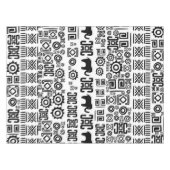 Etnische Afrikaanse patronen - Zwart en wit #1 Tafelkleed (Voorkant (Horizontaal))