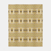 etnische afrikaanse stammenpatronen fleece deken (Voorkant)