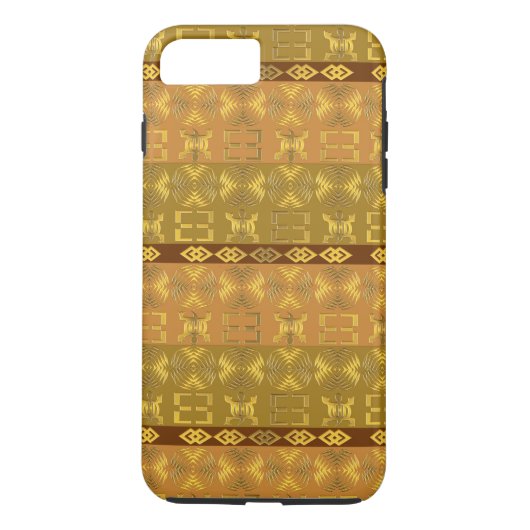 etnische afrikaanse stammenpatronen met Adinkra si Case-Mate iPhone Case (Achterkant)