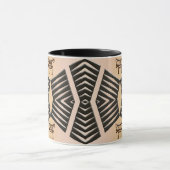 etnische afrikaanse stammenpatronen mok (Midden)