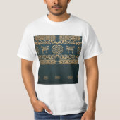 etnische afrikaanse stammenpatronen t-shirt (Voorkant)