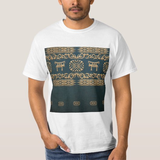 etnische afrikaanse stammenpatronen t-shirt (Voorkant)