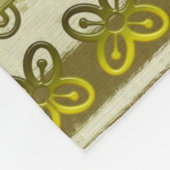 Etnische afrikaanse stammenpatroon met Adinkra sim Fleece Deken (Hoek)