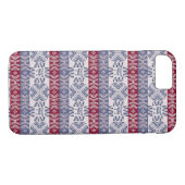 Etnische afrikaanse stammenpatroon met simbolen Case-Mate iPhone case (Achterkant (Horizontaal))