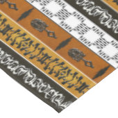 Etnische Afrikaanse stammenstapjes Tafelkleed (Gekanteld)