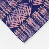 Etnische Afrikaanse stripes Geometrische patronen Fleece Deken (Hoek)