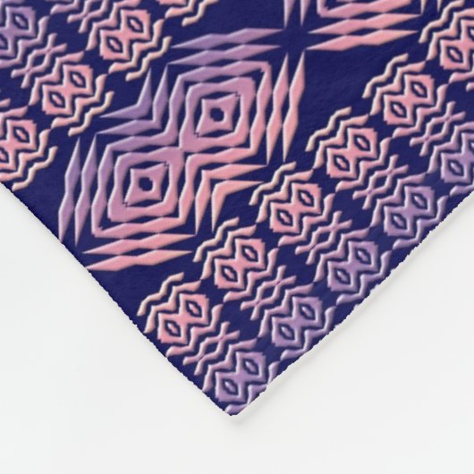 Etnische Afrikaanse stripes Geometrische patronen Fleece Deken (Hoek)