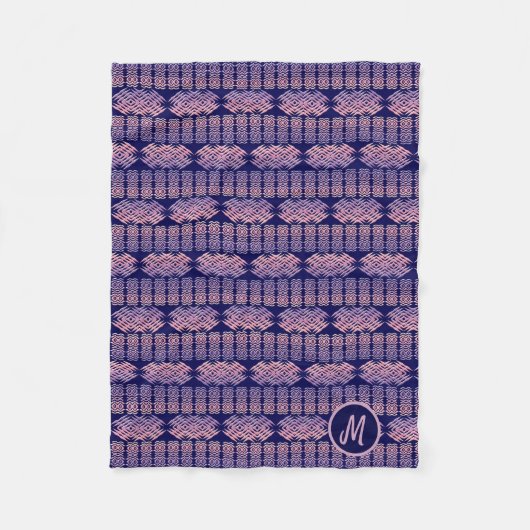 Etnische Afrikaanse stripes Geometrische patronen Fleece Deken (Voorkant)