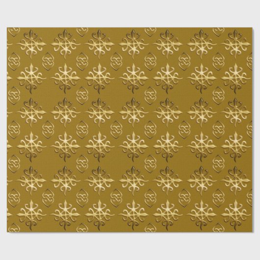 Etnische Afrikaanse symbolen van de eenheid Cadeaupapier (Vlak)