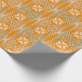 Etnische Afrikaanse tribale Geometrisch Cadeaupapier