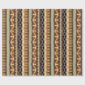 Etnische Afrikaanse tribale Geometrisch Cadeaupapier (Vlak)