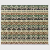 Etnische Afrikaanse tribale Geometrisch Cadeaupapier (Vlak)