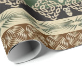 Etnische Afrikaanse tribale Geometrisch Cadeaupapier (Rol Hoek)