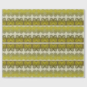 Etnische Afrikaanse tribale Geometrische Adinkra S Cadeaupapier (Vlak)