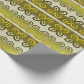 Etnische Afrikaanse tribale Geometrische Adinkra S Cadeaupapier (Hoek)