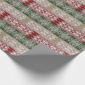 Etnische Afrikaanse tribale stammenpatronen. Cadeaupapier (Hoek)