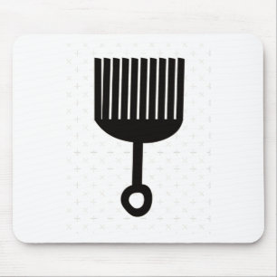 Etnische Afro-Amerikaanse Hair Culture Sticker Muismat