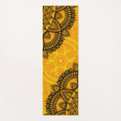 Etnische Amber Mandala 1 Yogamat (Voorkant)
