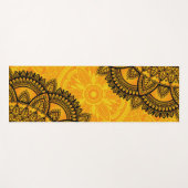 Etnische Amber Mandala 1 Yogamat (Voorkant (horizontaal))
