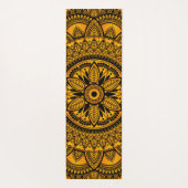 Etnische Amber Mandala 2 Yogamat (Achterkant)